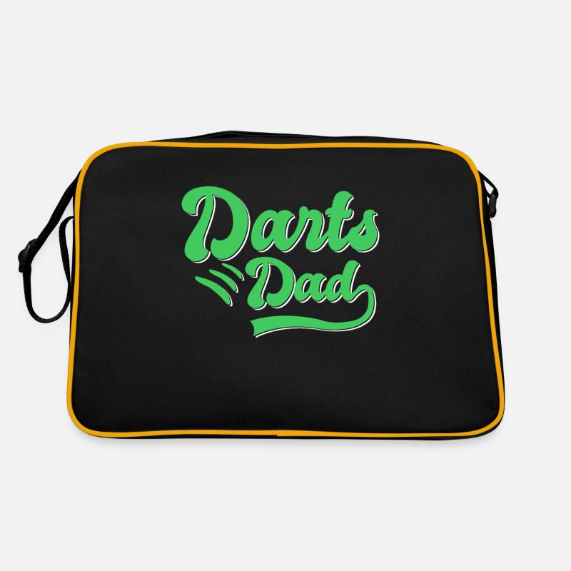 Dart Papa Geschenk Retro Tasche