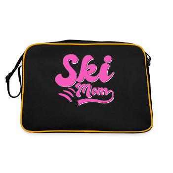 Ski Mama - Retro Bag - black/gold - Back