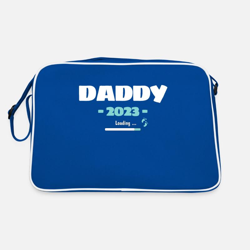 Daddy Loading 2023 Expectant Papa Father Birth Retro Bag