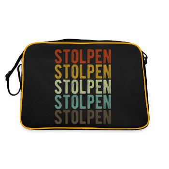 Stolpen City Rétro Vintage - Sac Retro - noir/or - Dos