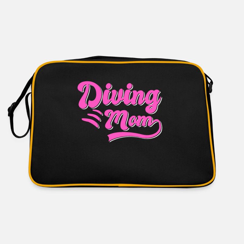 Diving Mama Gift Retro Bag