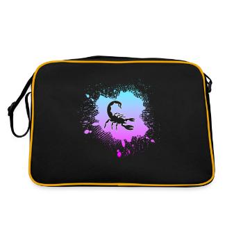 Scorpion - Retro Bag - black/gold - Back