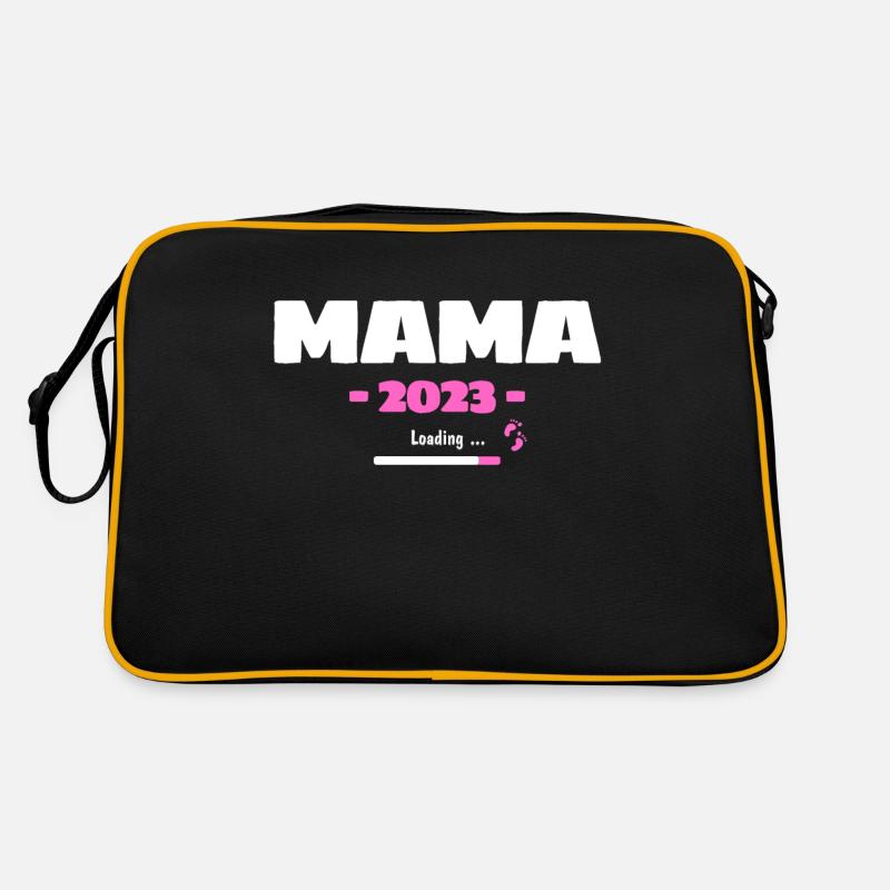 Mama 2023 Loading - Expectant Mama Motif for Retro Bag