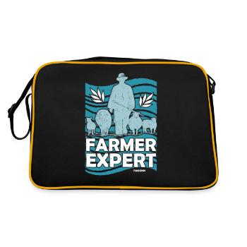 Farmer Expert - Retro Bag - black/gold - Back