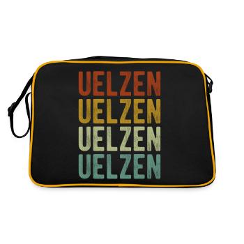 Uelzen City Rétro Vintage - Sac Retro - noir/or - Dos