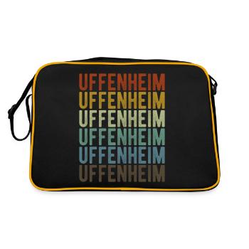 Uffenheim City Retro Vintage - Sac Retro - noir/or - Dos