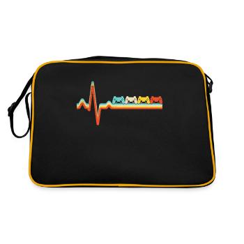 Jeu rétro Heartbeat - Sac Retro - noir/or - Dos