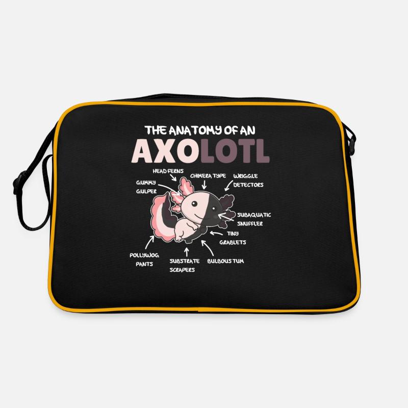 Explication de l’axolotl Anatomie d’un axolotl chimère Sac Retro