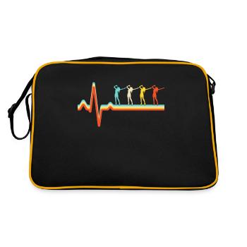 Singing Retro Heartbeat - Retro Bag - black/gold - Back