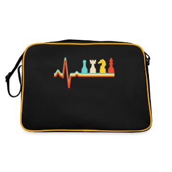 Échecs Retro Heartbeat - Sac Retro - noir/or - Dos