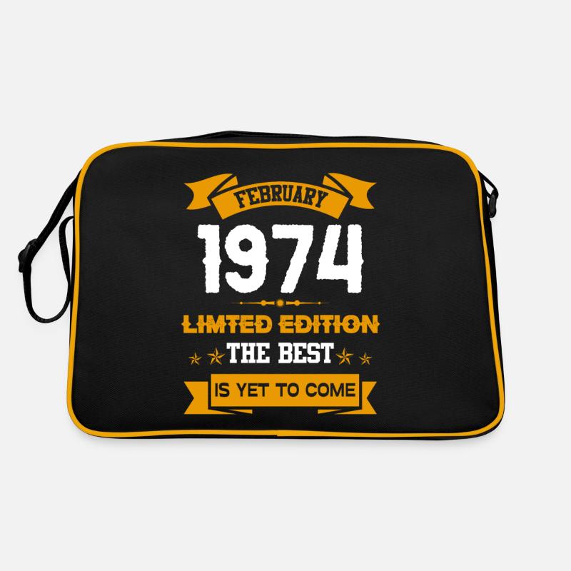 Février 1974 Cadeau d’anniversaire Sac Retro