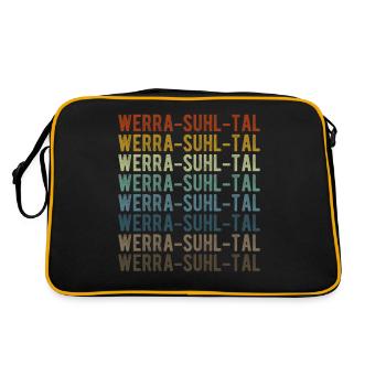 Werra-Suhl-Tal City Rétro Vintage - Sac Retro - noir/or - Dos