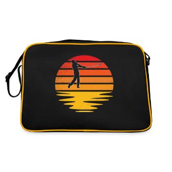 Golf Retro - Retro Bag - black/gold - Back