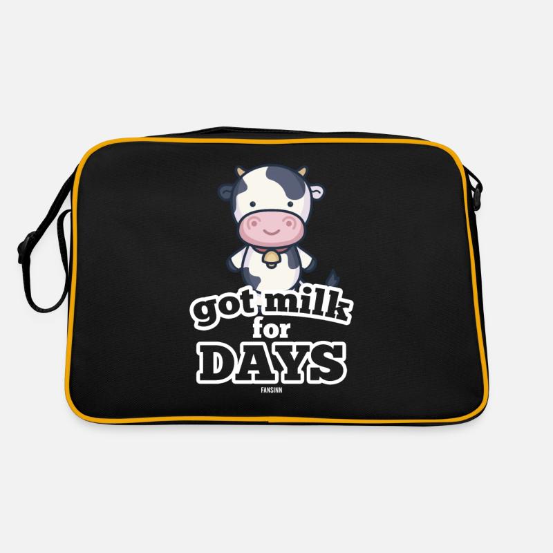 Cow has milk for several days Retro Bag