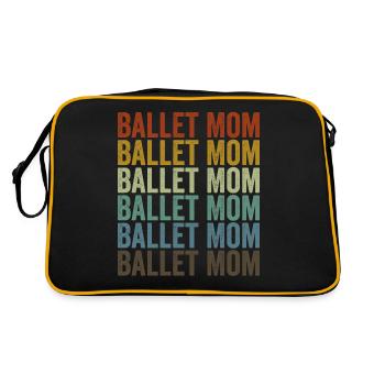 Ballett Mama Ballett Mama - Retro Tasche - Schwarz/Gold - Hinten