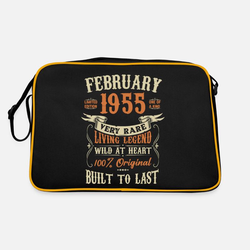Février 1955 Cadeau d’anniversaire Sac Retro