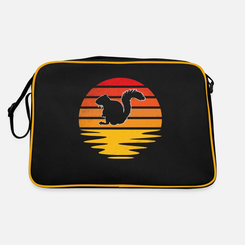 Eichhörnchen Retro Retro Tasche