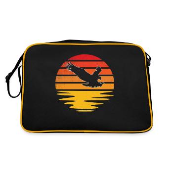 Eagle Retro - Retro Bag - black/gold - Back