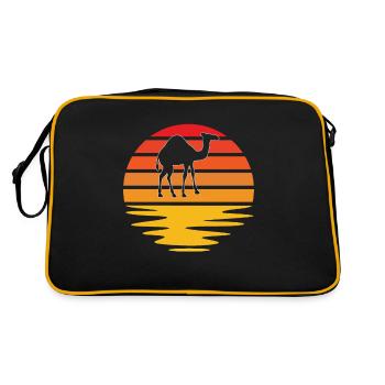 Camel Rétro - Sac Retro - noir/or - Dos