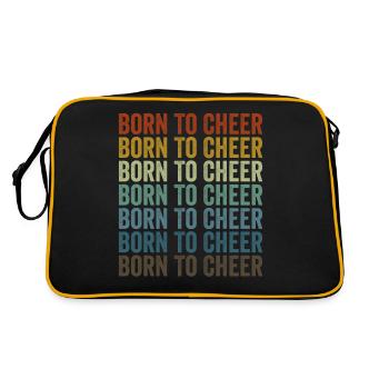 Born To Cheer Cheer Squad - Sac Retro - noir/or - Dos
