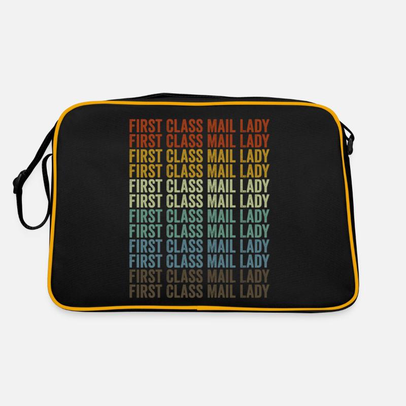 Première classe Courrier Dame Postal Travailleur des postes Dame de courrier Sac Retro