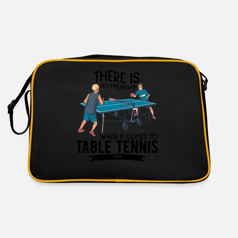 Tennis de table entre amis Sac Retro
