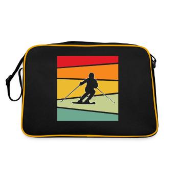 Ski rétro - Sac Retro - noir/or - Dos