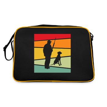 Chasse rétro - Sac Retro - noir/or - Dos