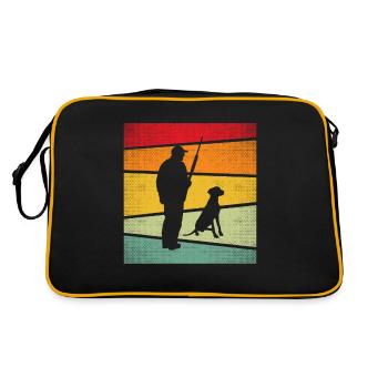 Chasse rétro - Sac Retro - noir/or - Dos