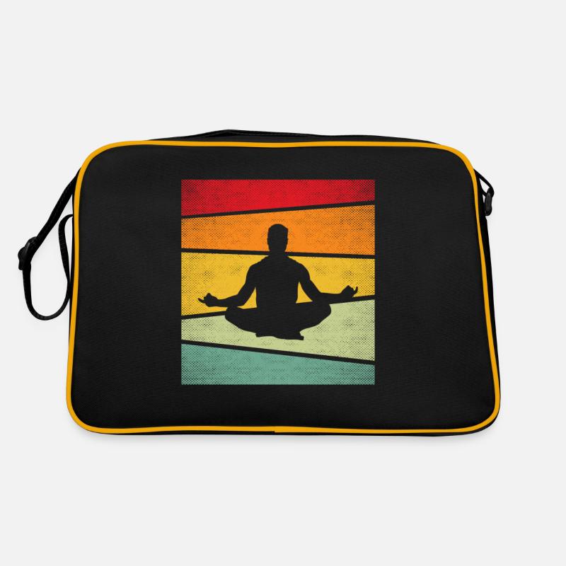 Méditation Rétro - Sac Retro - noir/or