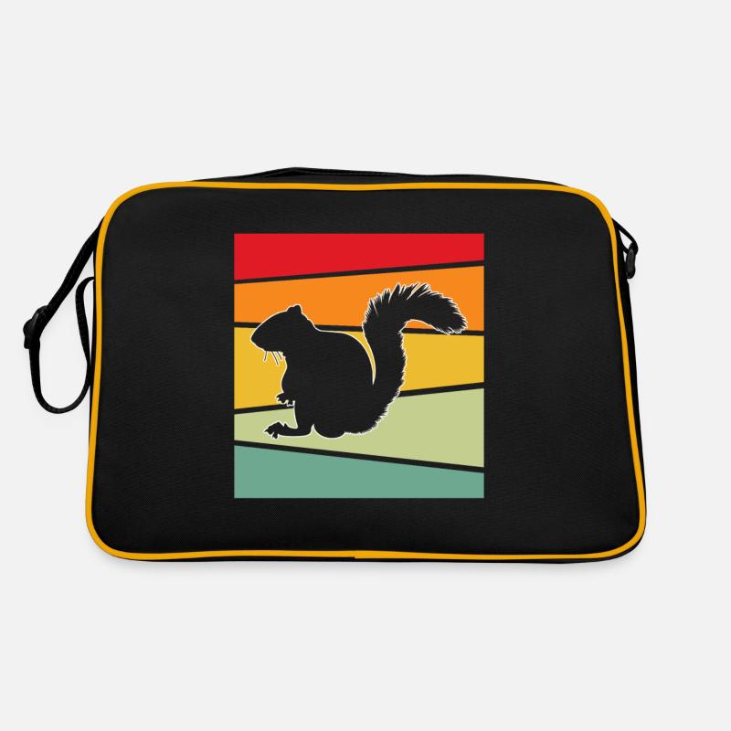 Eichhörnchen retro Retro Tasche