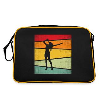 Singing Retro - Retro Bag - black/gold - Back