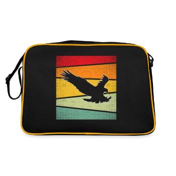 Eagle Retro - Retro Bag - black/gold - Back