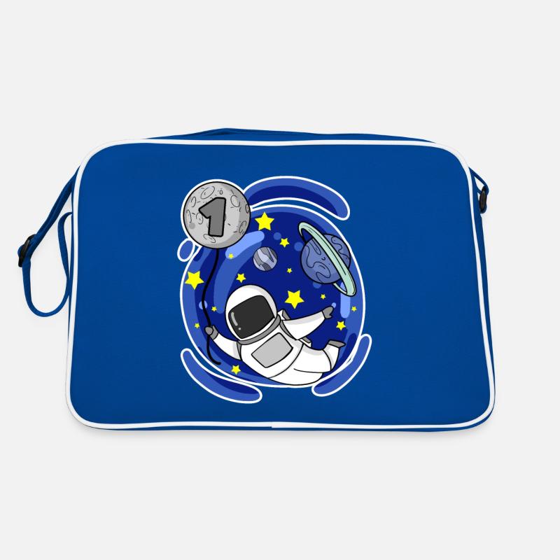 1 Jahr alt oder Einschulung Retro Tasche