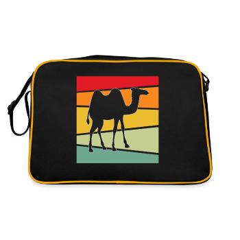 Camel Rétro - Sac Retro - noir/or - Dos