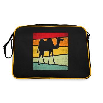 Camel Rétro - Sac Retro - noir/or - Dos