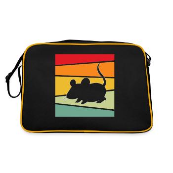 Mouse Retro - Retro Bag - black/gold - Back
