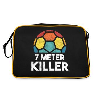 Équipe de handball, club, entraîneur, entraîneur, joueur - Sac Retro - noir/or - Dos
