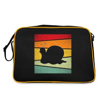 Snail Retro - Retro Bag - black/gold - Back