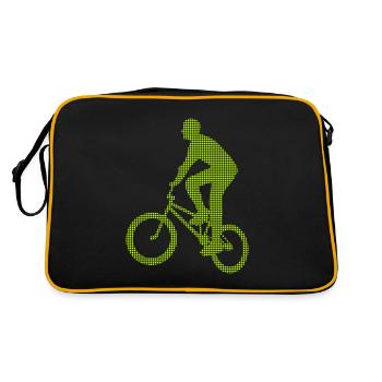 Le BMX - Sac Retro - noir/or - Dos