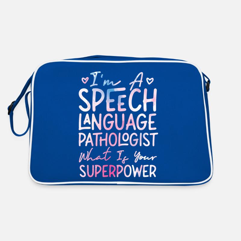Speech Therapist Therapy Assistant Retro Tasche