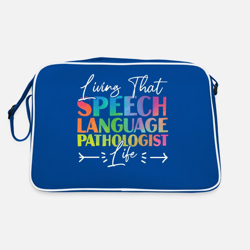 Speech Therapist Therapy Assistant Retro Tasche