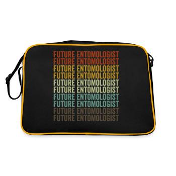 Futur entomologiste Entomologiste Entomologie-Stud - Sac Retro - noir/or - Dos