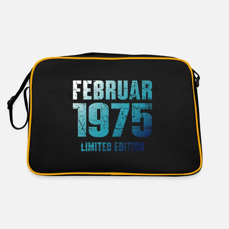 Februar 1975 Limited Edition Geburtstag Geschenk Retro Tasche