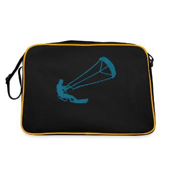 kite surf - Sac Retro - noir/or - Dos