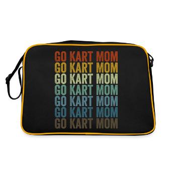 Go Kart Mom Go Kart Racer Mom - Sac Retro - noir/or - Dos