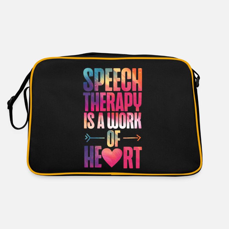 Speech Therapist Therapy Assistant Retro Tasche