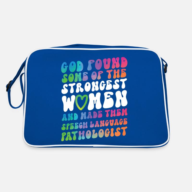 Speech Therapist Therapy Assistant Retro Tasche