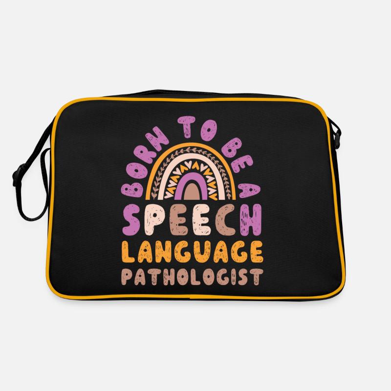 Speech Therapist Therapy Assistant Retro Bag