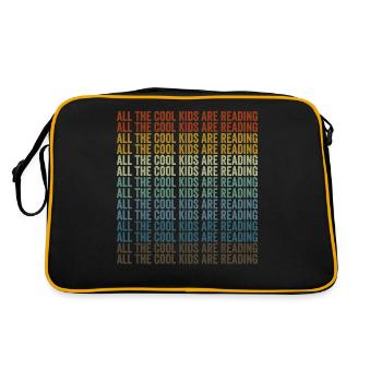 Tous les enfants cool lisent des lecteurs de livres - Sac Retro - noir/or - Dos
